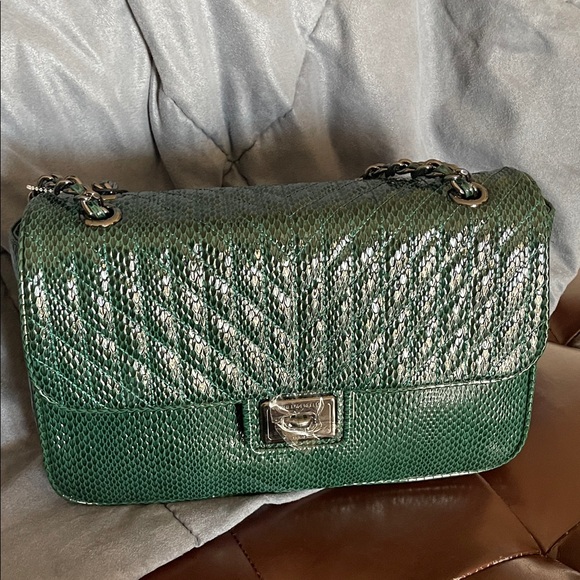 Karl Lagerfeld Handbags - Karl Lagerfeld Green Shoulder Bag